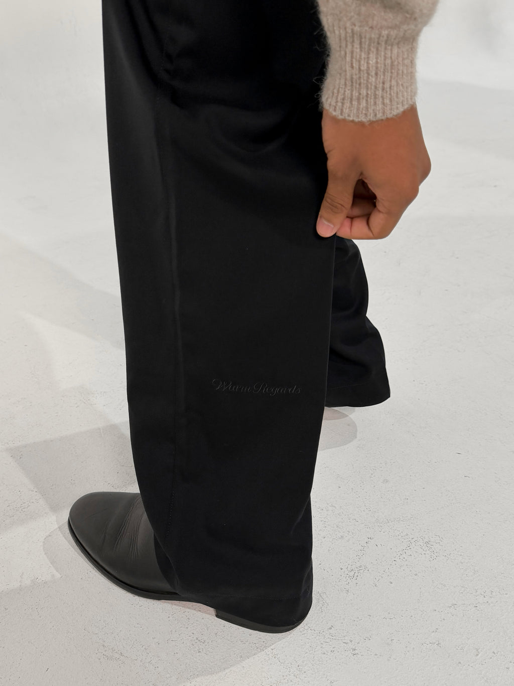 Wool Trouser | Black