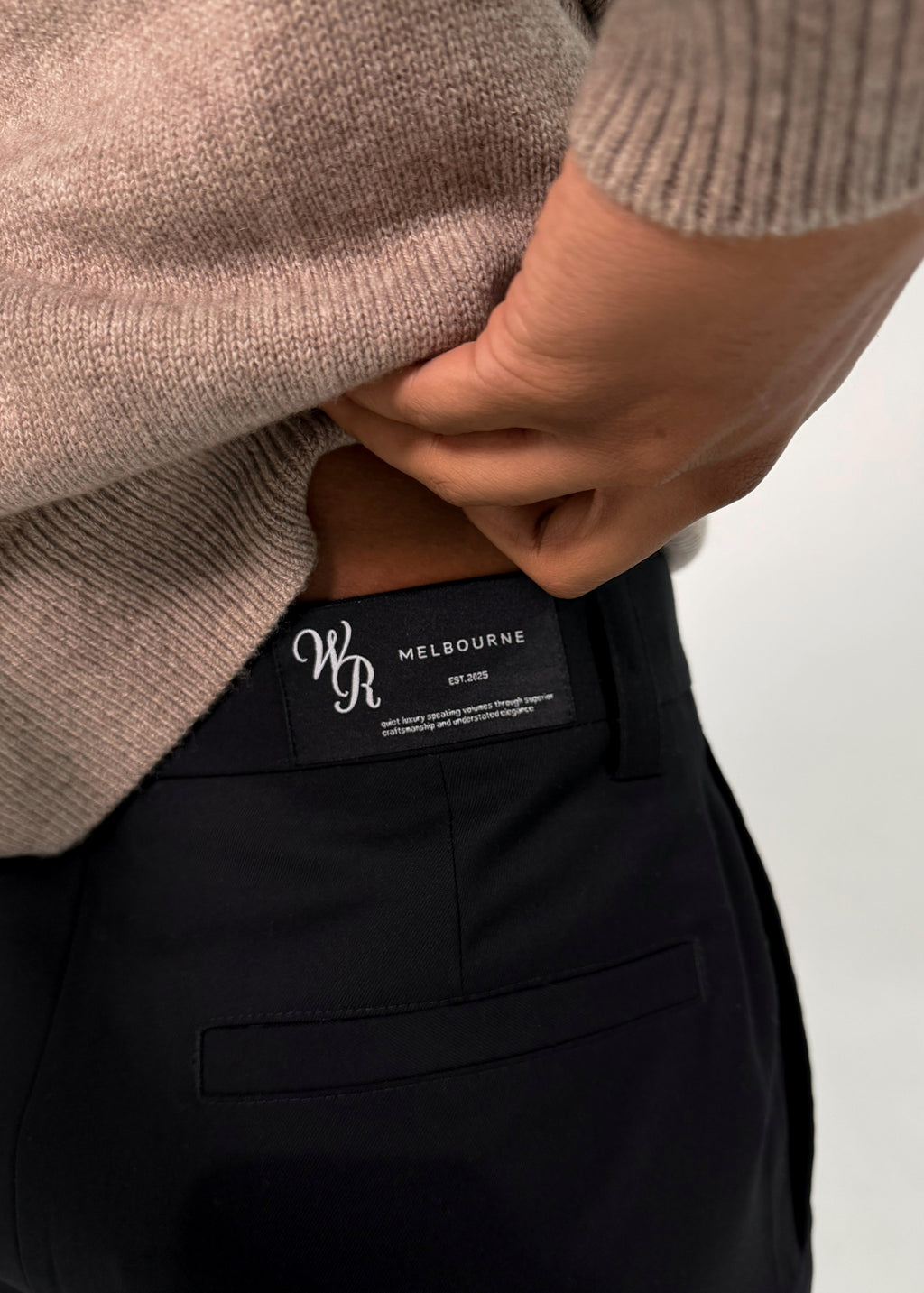 Wool Trouser | Black