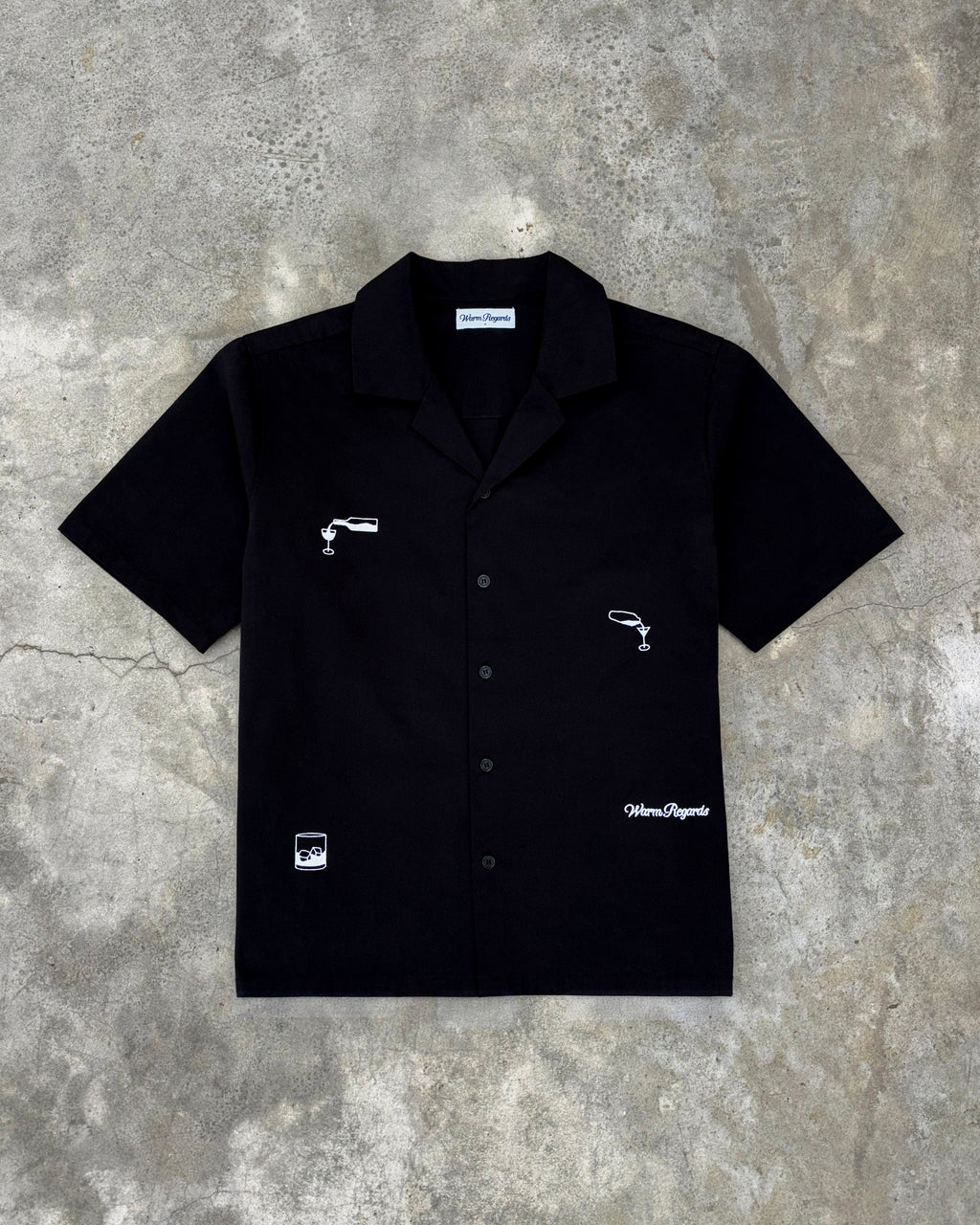 Cocktail Emblem Shirt | Black