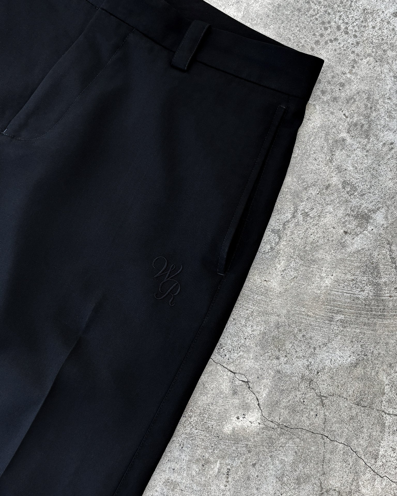 Wool Trouser | Black