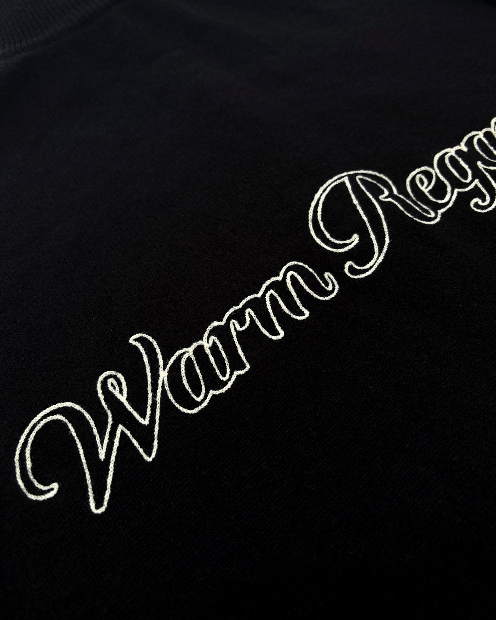 Cashmere Zip Up | Black