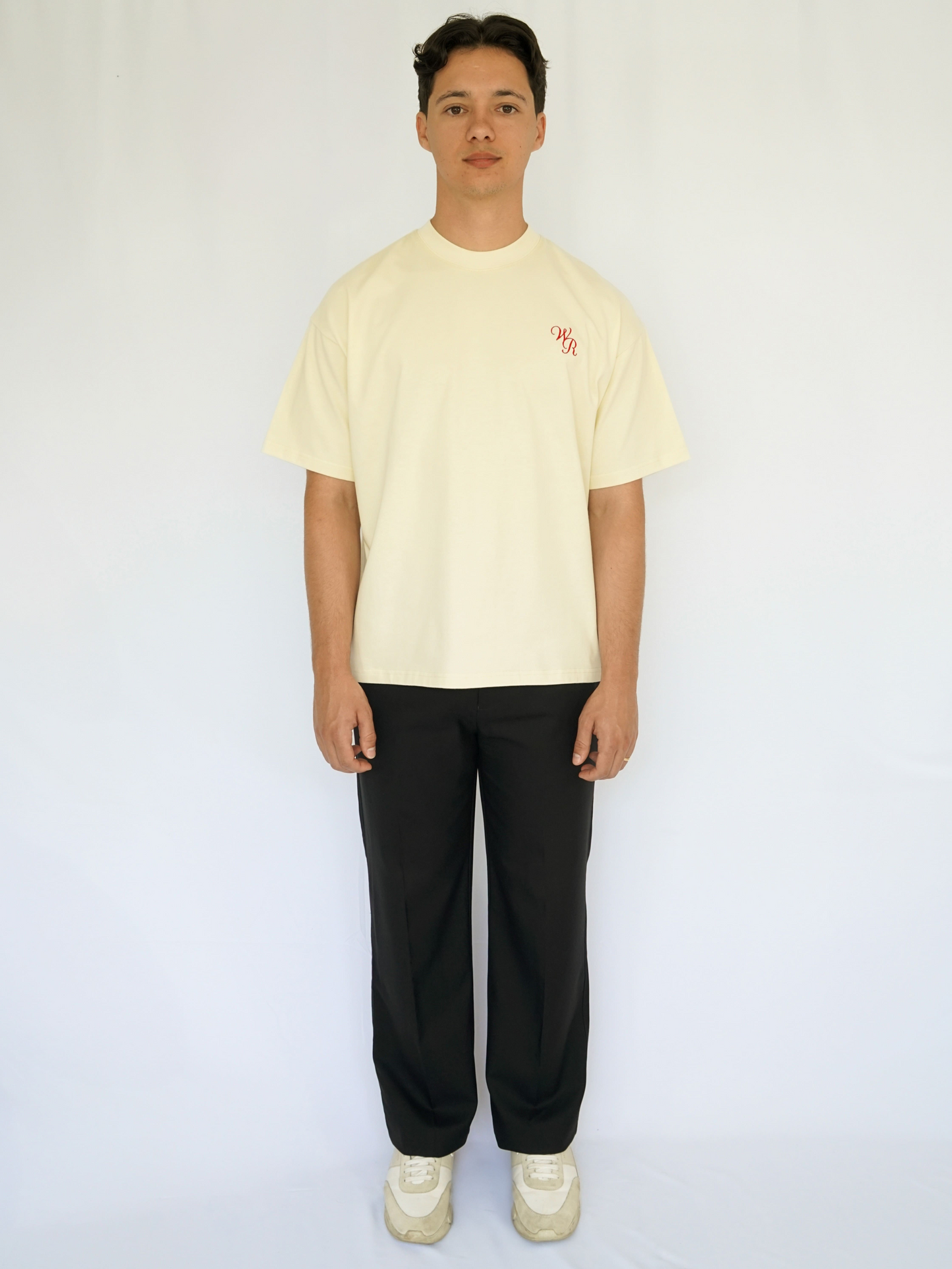 Bubble Print Box T-Shirt | Beige