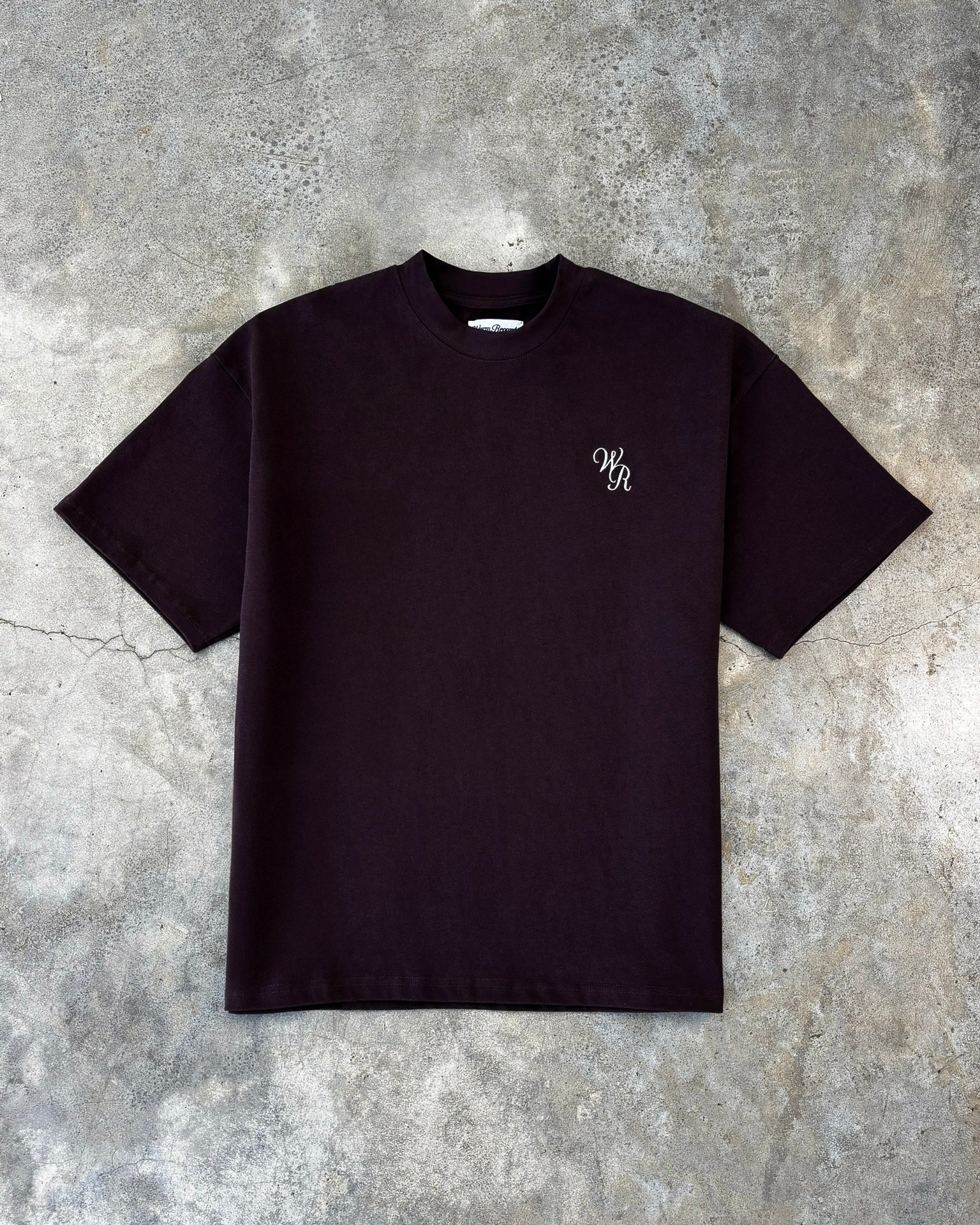 Bubble Print Box T-Shirt | Brown