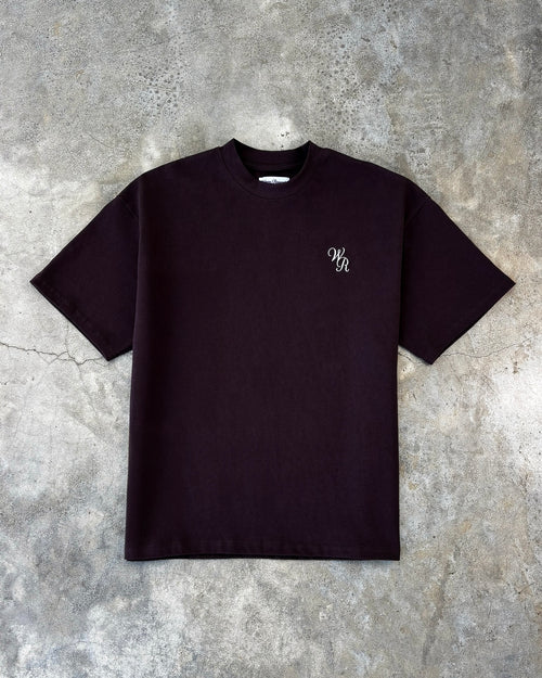 Bubble Print Box T-Shirt | Brown