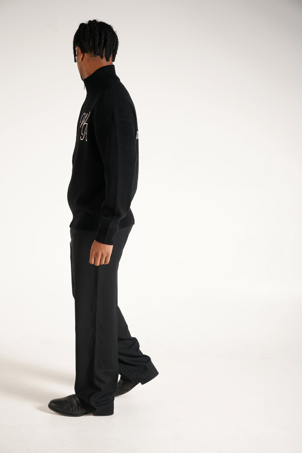 Wool Trouser | Black