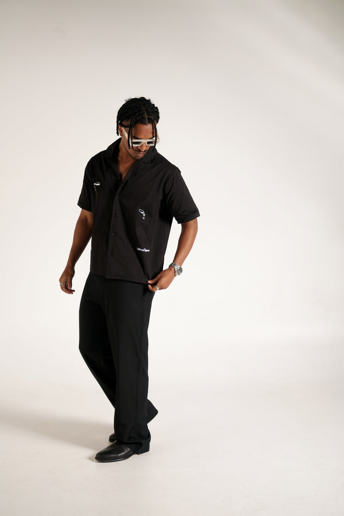 Cocktail Emblem Shirt | Black