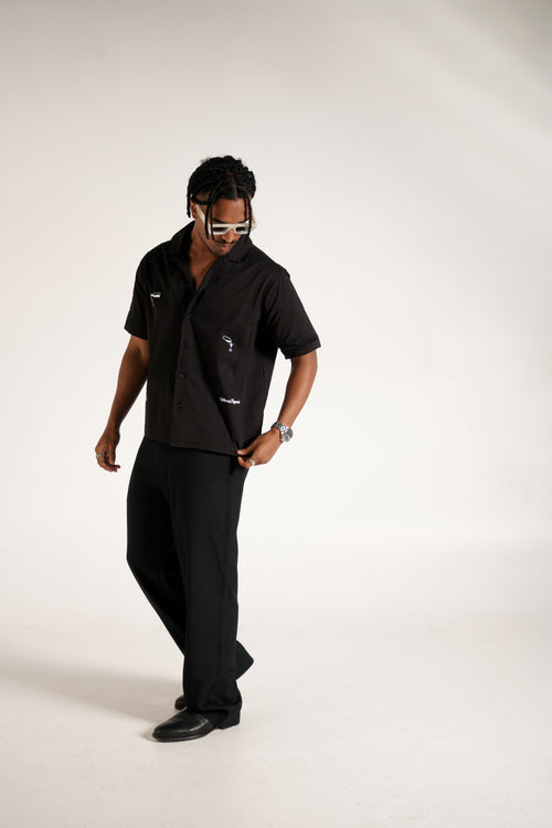Cocktail Emblem Shirt | Black