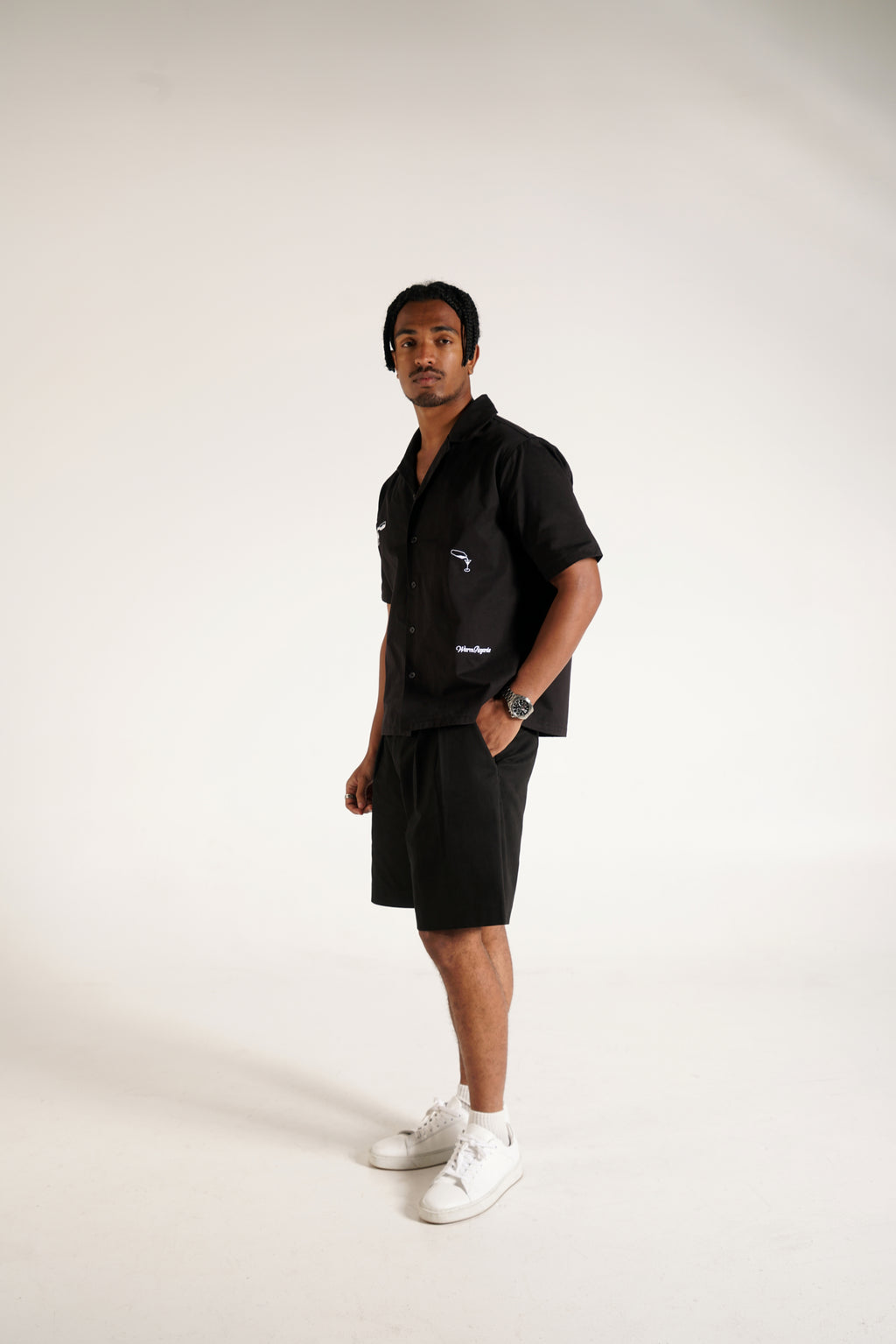 Cocktail Emblem Shirt | Black