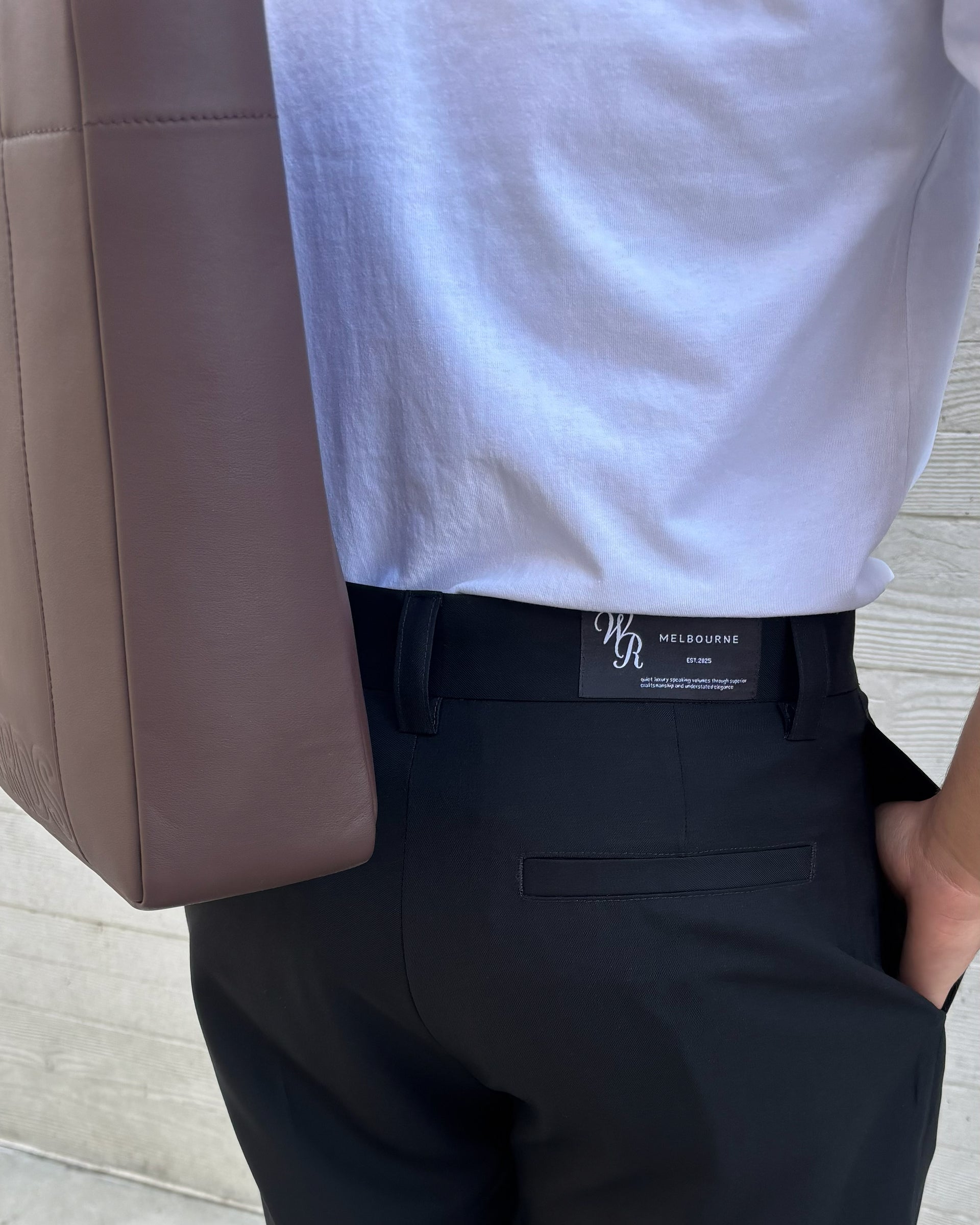 Wool Trouser | Black