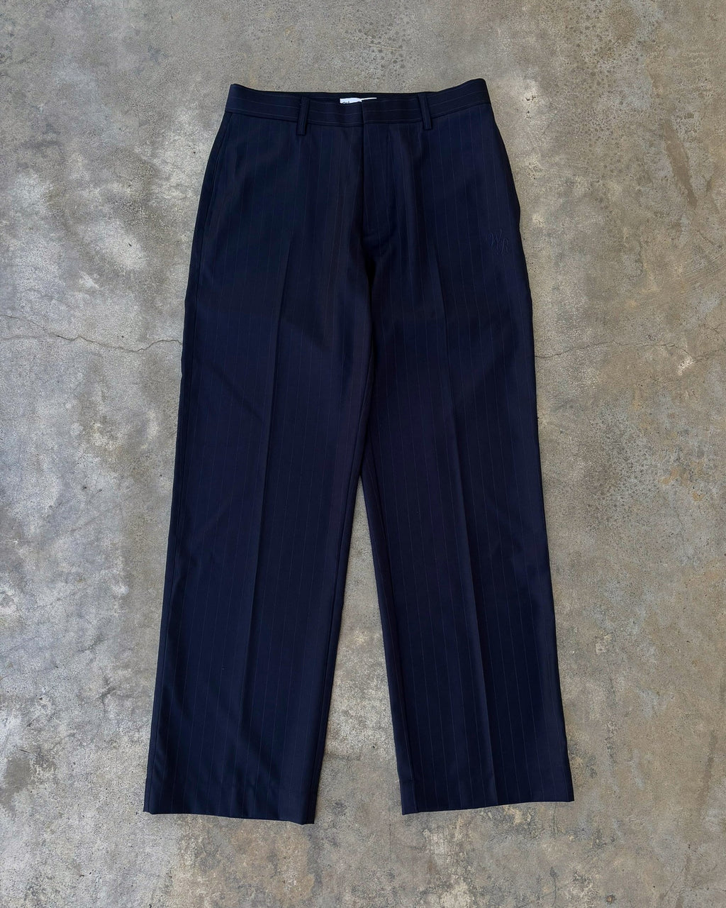 Wool Trouser | Pinstripe