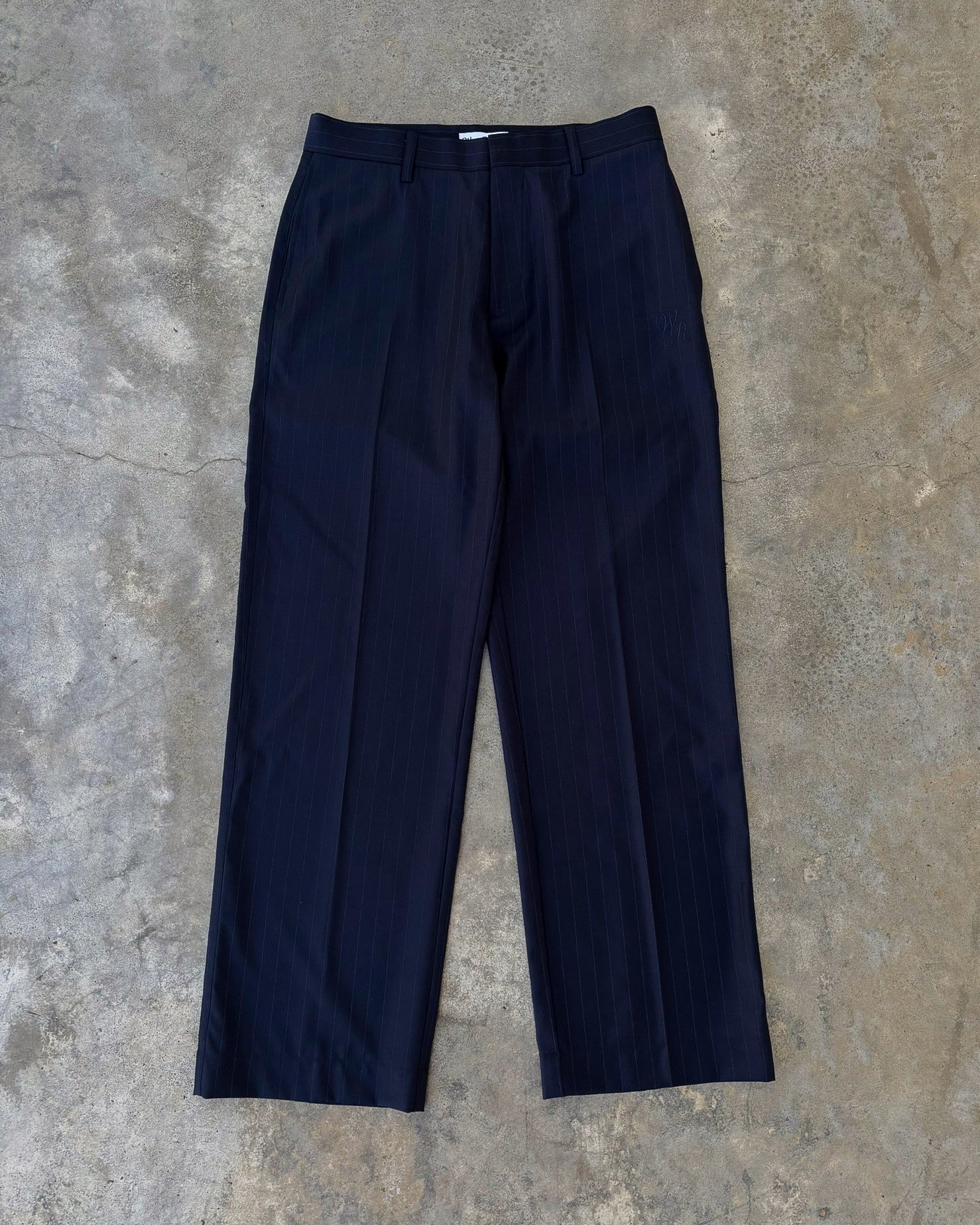 Wool Trouser | Pinstripe