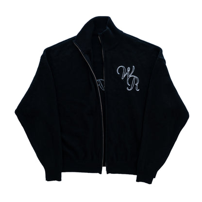 Cashmere Zip Up | Black