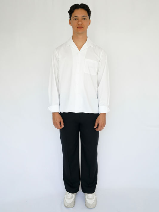 Straight Leg Trouser | Black