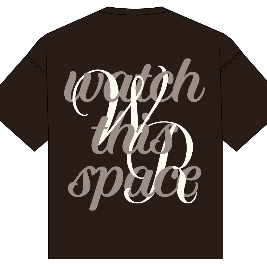 Slogan Box T-Shirt | Brown