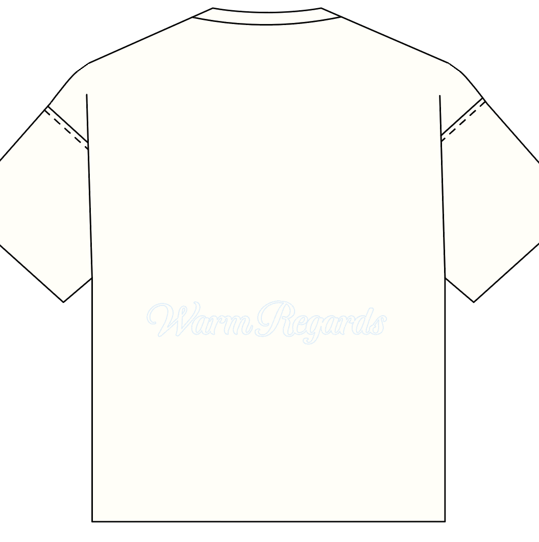 Monogram Box T-Shirt | Cream