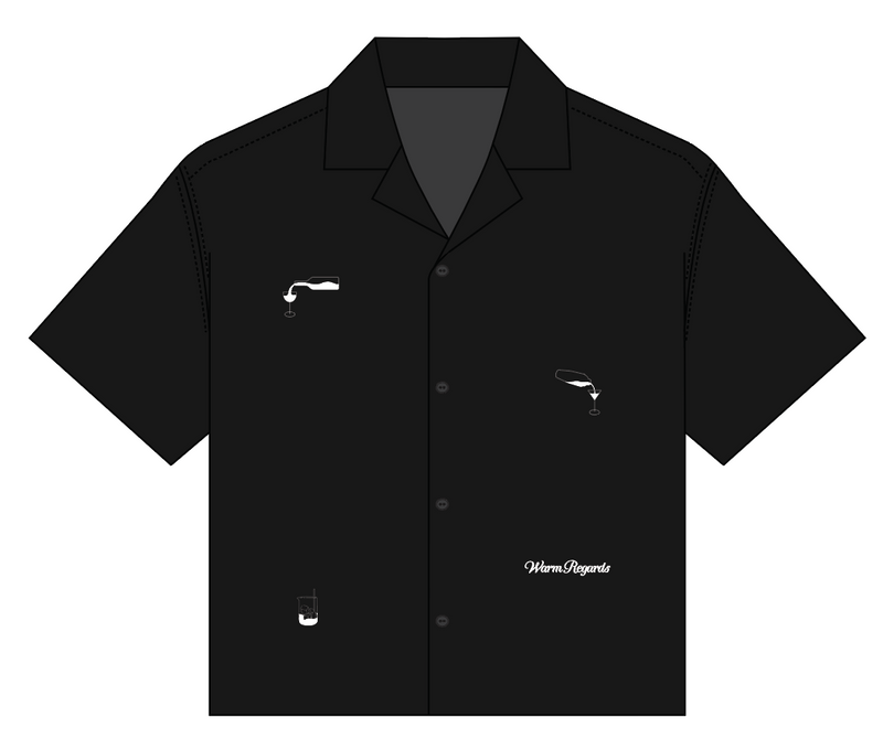 Cocktail Emblem Shirt | Black