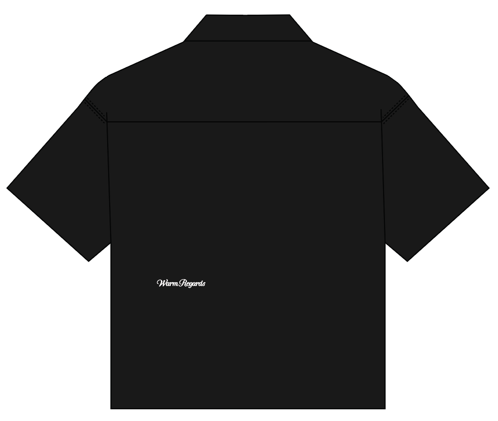 Dual Logo Shirt | Black
