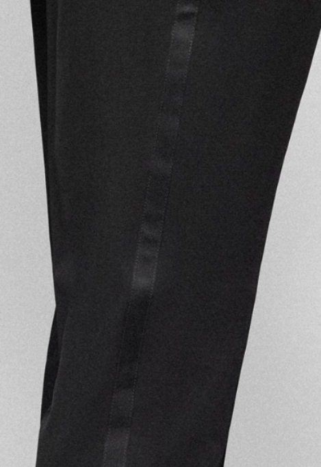 Straight Leg Trouser | Black