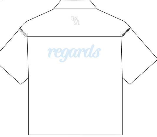 Chain Stitch Shirt | White