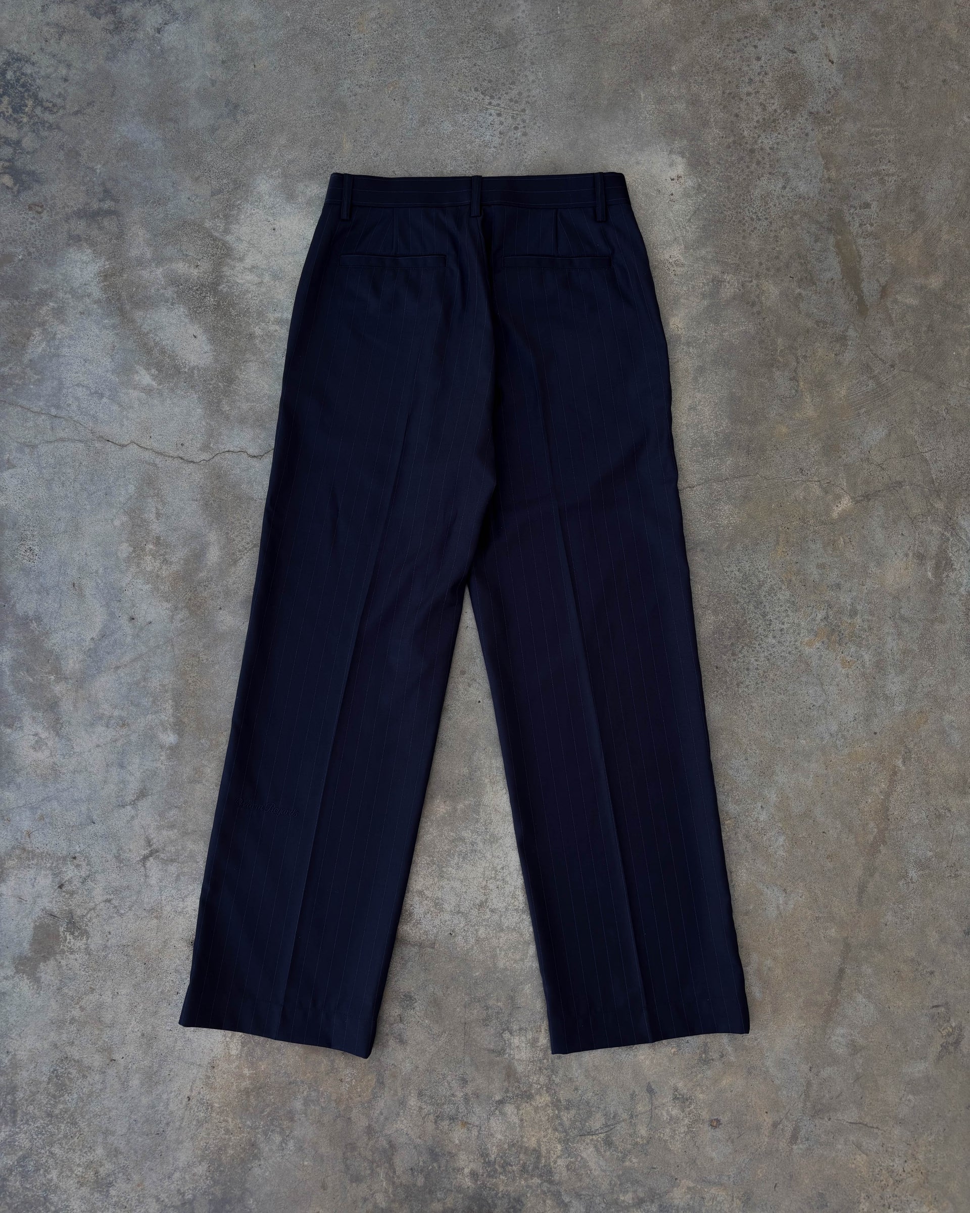 Wool Trouser | Pinstripe