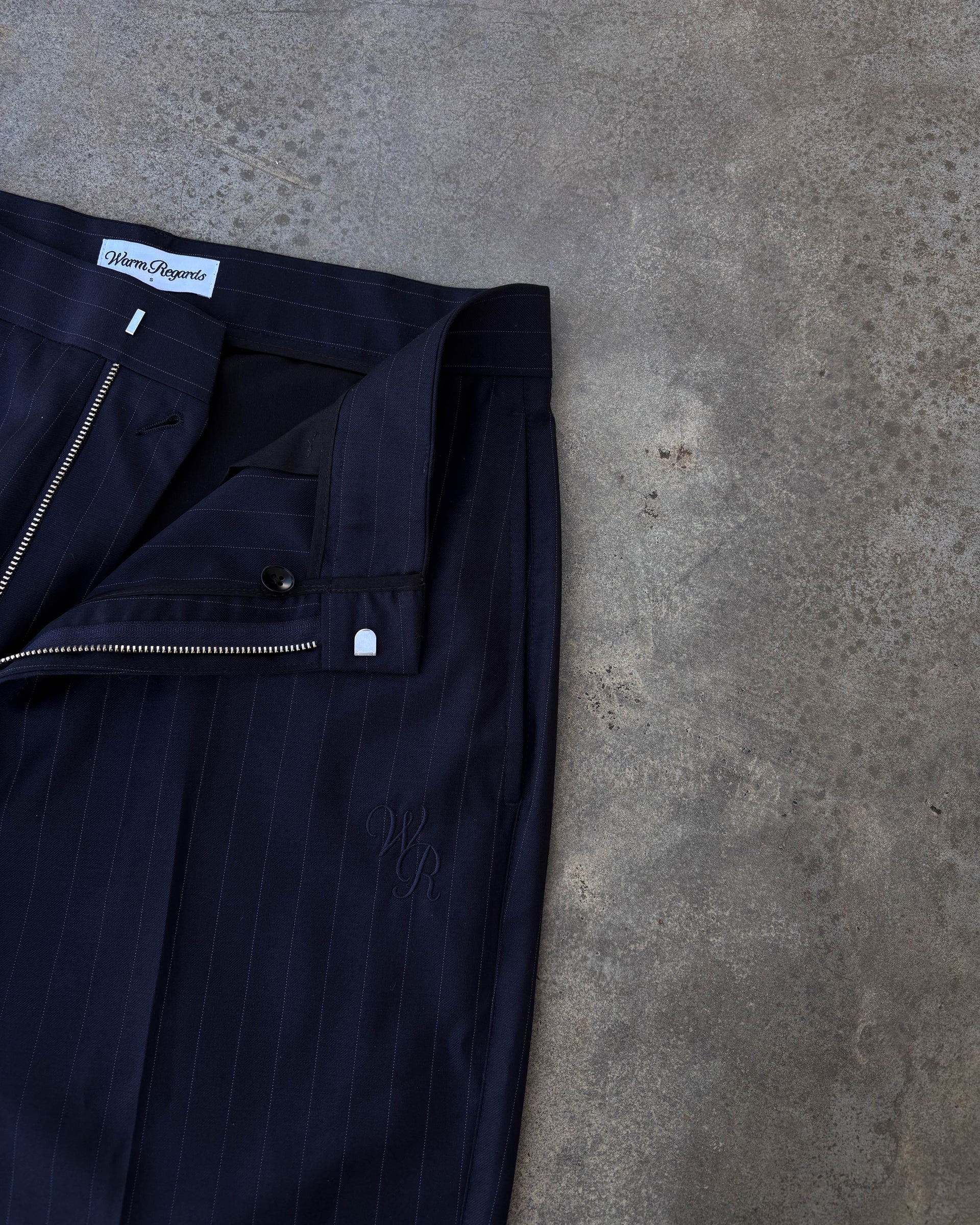 Wool Trouser | Pinstripe