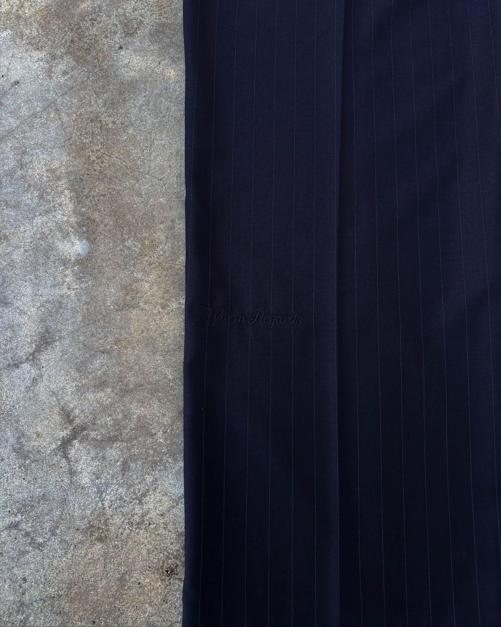Wool Trouser | Pinstripe