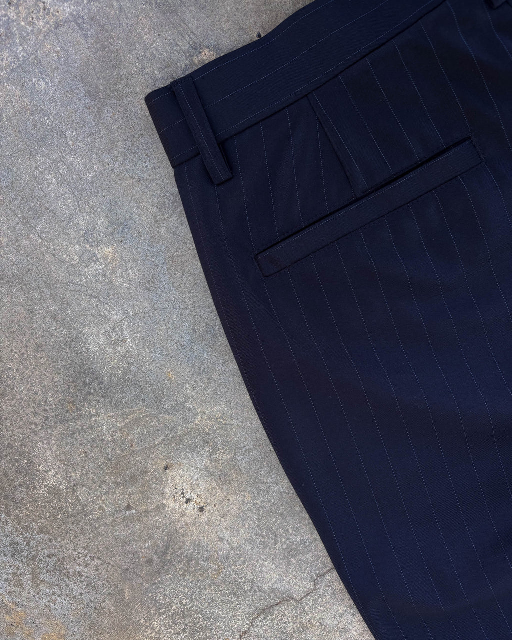 Wool Trouser | Pinstripe